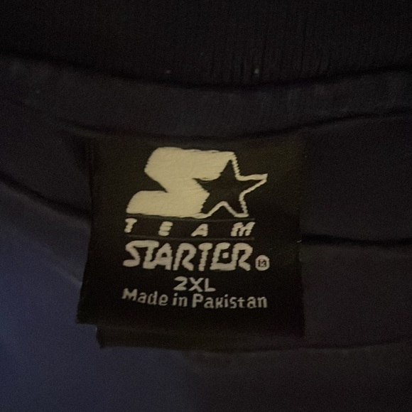 Starter Navy Michigan Wolverines T-Shirt - Picture 2 of 4